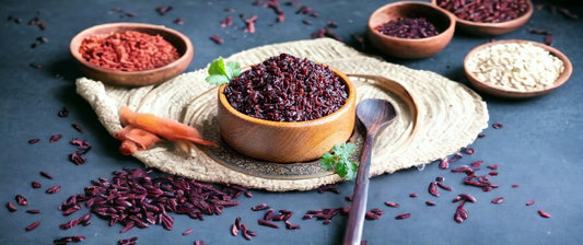 Black rice - Vibrant purple hue